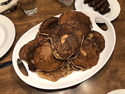 Platter of pancakes!